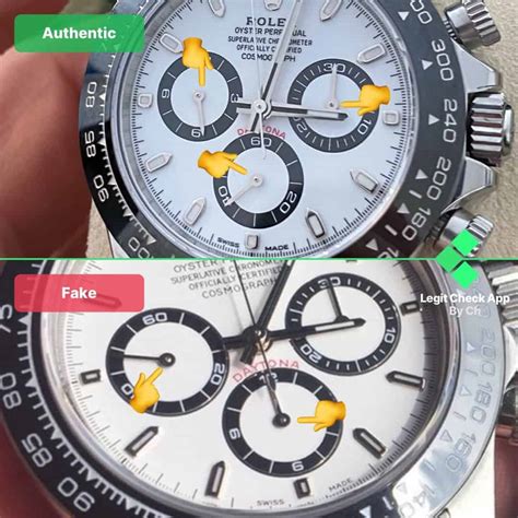 how to tell if a rolex daytona is fake|rolex daytona authentic or fake.